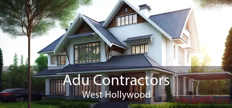 Adu Contractors West Hollywood